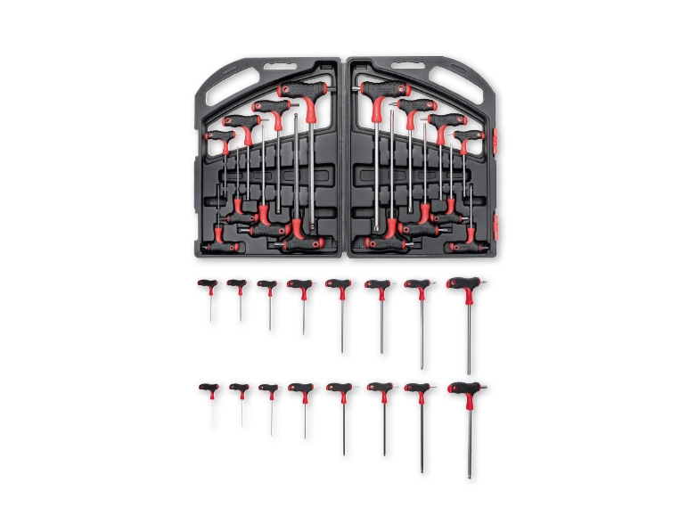 Powerfix(R) T-Handle Hex and Star Key Set