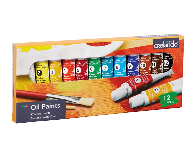 Paints or Pastel Chalks, 12 or 25 pieces
