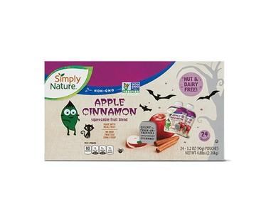 Simply Nature Halloween Apple Cinnamon Fruit Squeezies