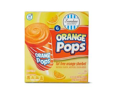 Sundae Shoppe Orange Sherbet Pops
