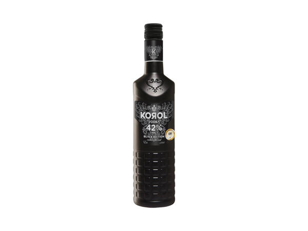 Vodka filtered with coal