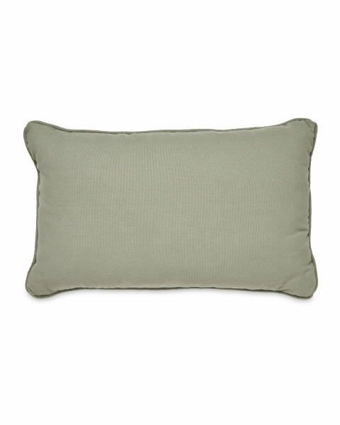 Green Leaf Rectangular Cushion