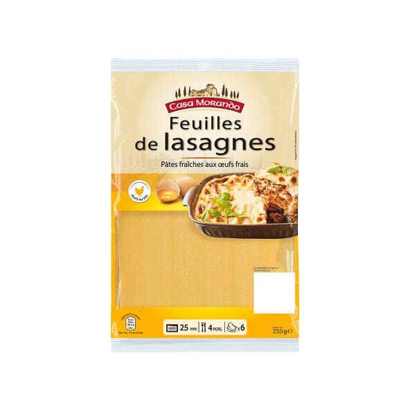CASA MORANDO(R) 				Feuilles de lasagnes