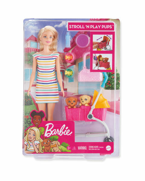 Barbie® Stroll ‘N Play Pups Play Set