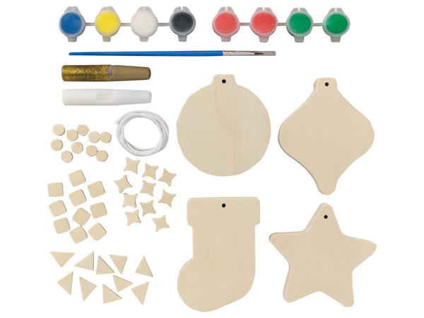 Paint Your Own Wooden Decoration Kit