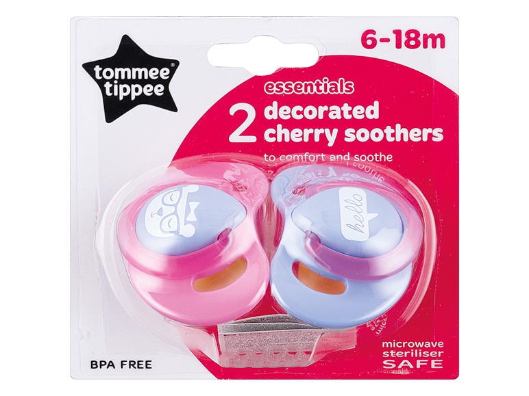 TOMMEE TIPPEE Cherry Soothers