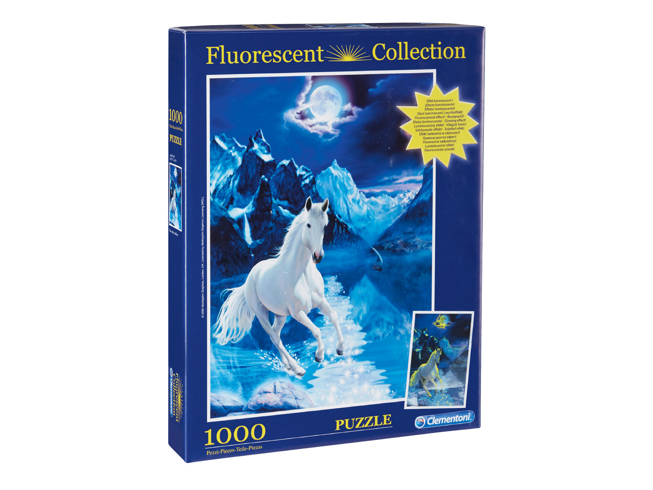 Fluorescenční puzzle – 1000 dílků