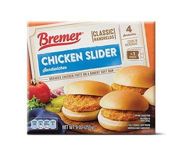 Bremer Breaded Style Chicken Sliders