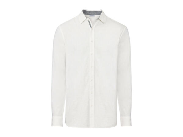 Livergy Men's Linen-Blend Shirt