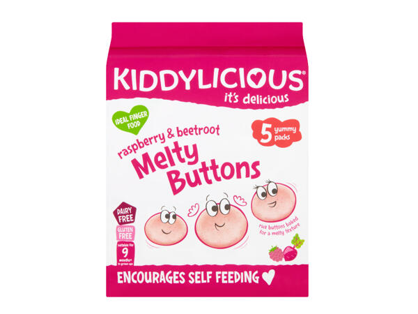 Kiddylicious Raspberry & Beetroot Melty Buttons