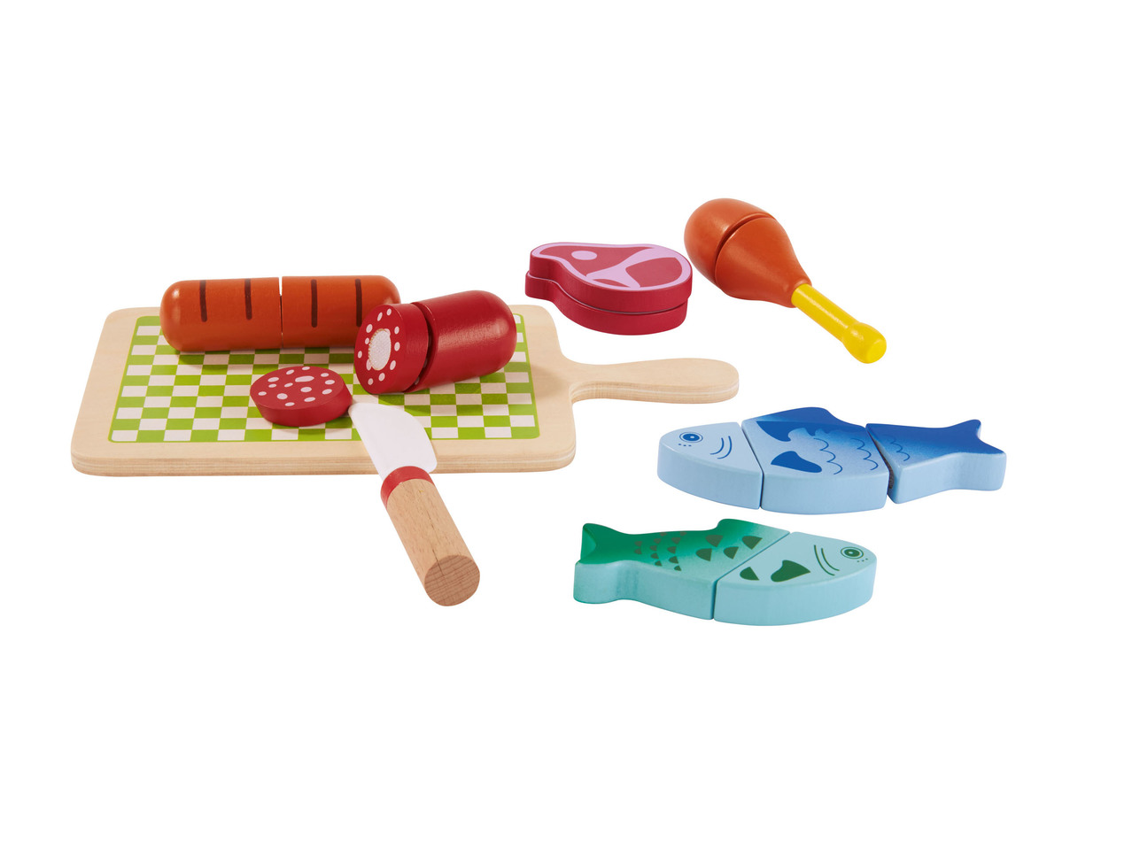 Wooden Food Play Set