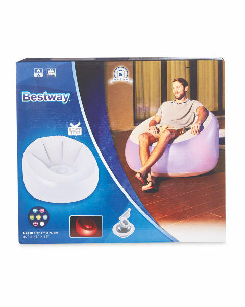 Bestway Inflatable LED Lounger