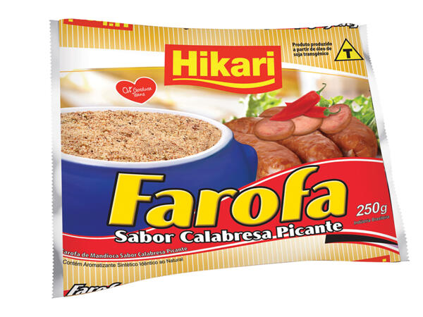 Hikari(R) Farofa Carne Seca/Calabresa Picante