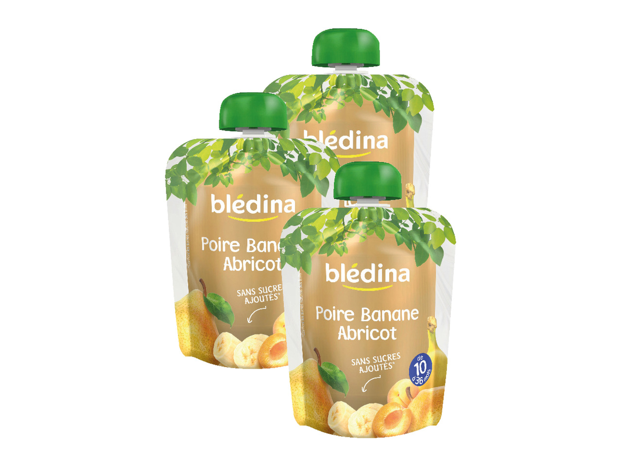 Blédina gourde poire banane abricot1