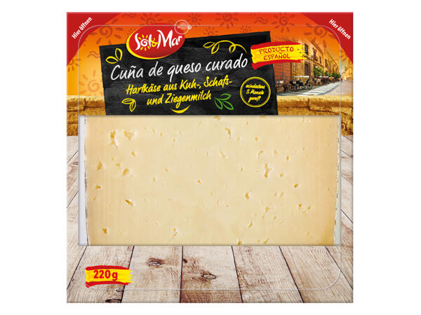 Cuña de queso curado oder viejo