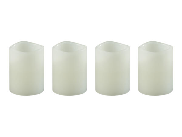 Livarno Home Real Wax LED Candles - Lidl — Great Britain - Specials archive