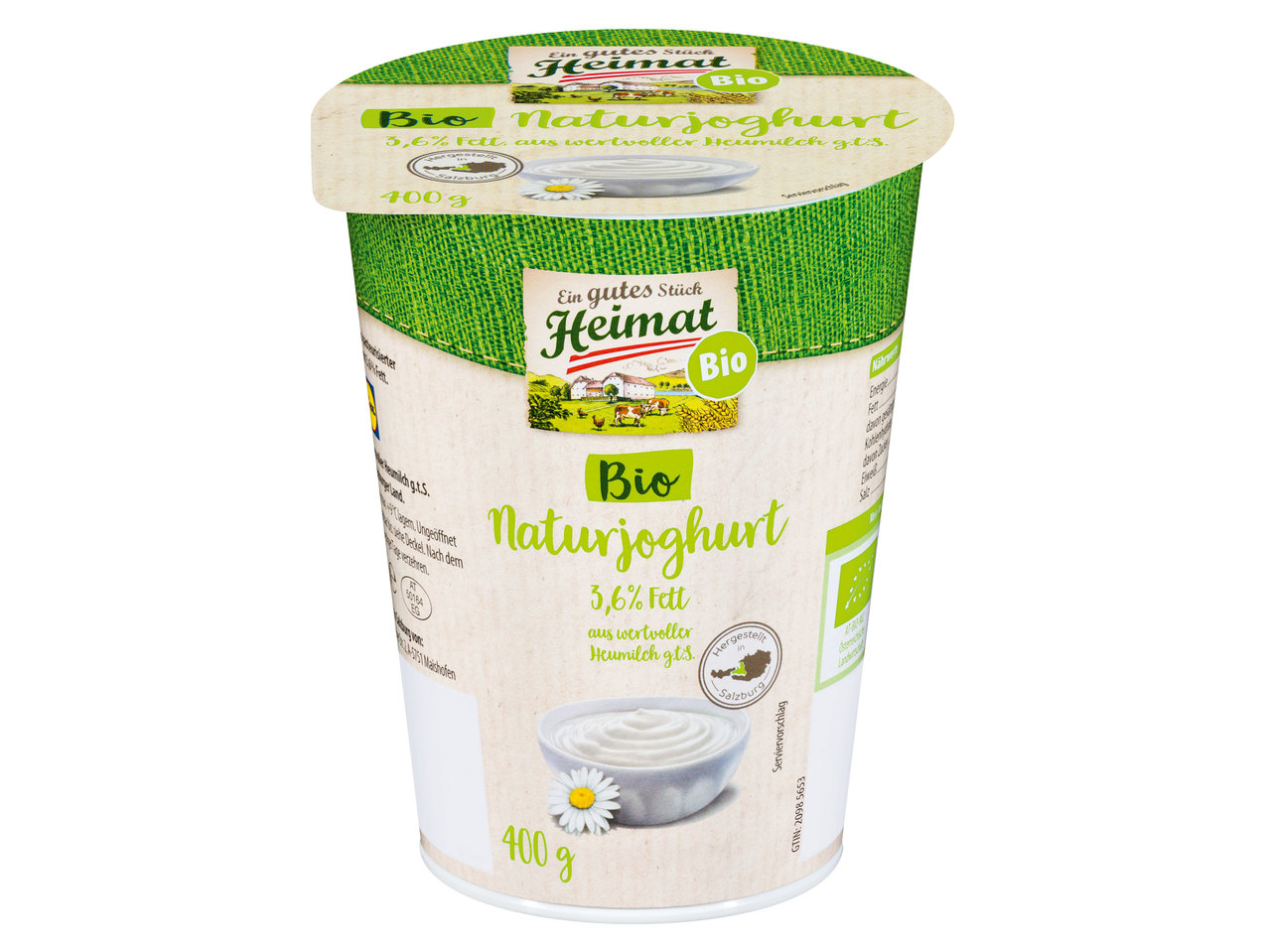 EIN GUTES STÜCK HEIMAT Bio-Heumilch Naturjoghurt