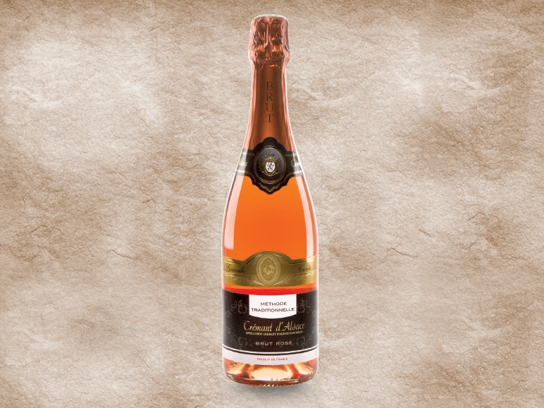 Crémant d'Alsace, vin spumant rosé brut