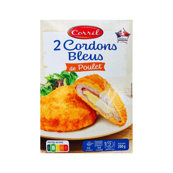 CORRIL(R) 				2 cordons bleus de poulet