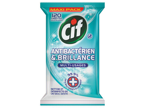 Cif lingettes antibactériennes