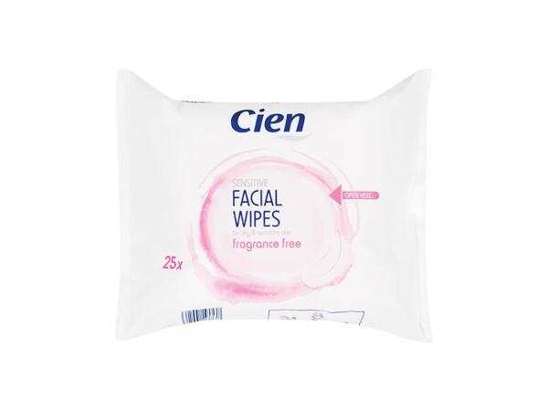 Cien Cleansing Face Wipes, assorted