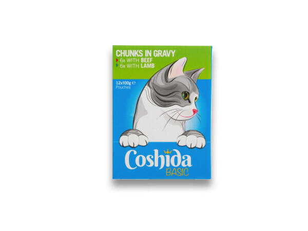 Coshida Cat Food Pouches in Gravy/Jelly