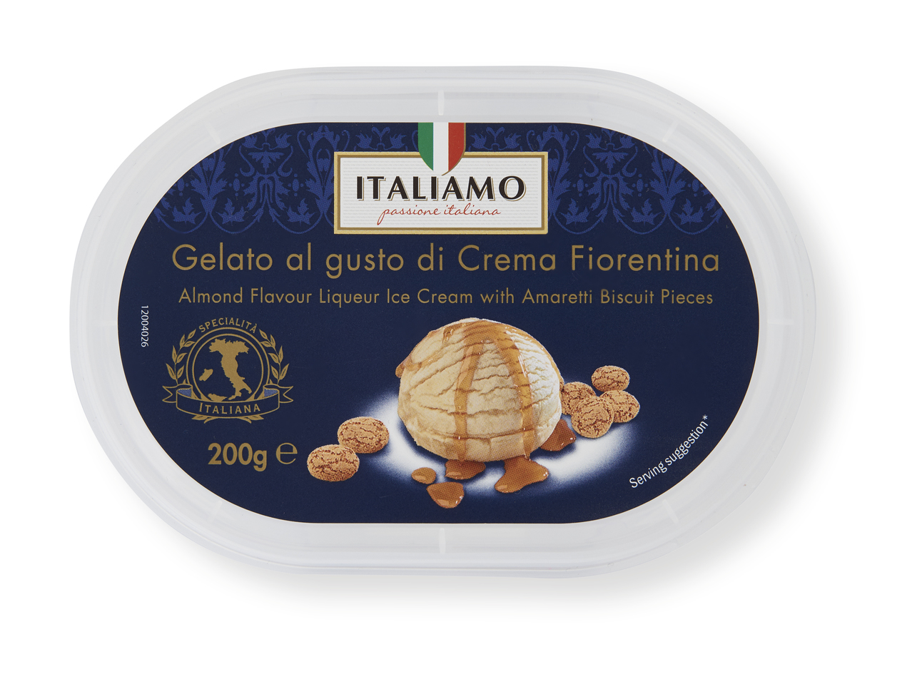 'Italiamo(R)' Helado de crema florentina