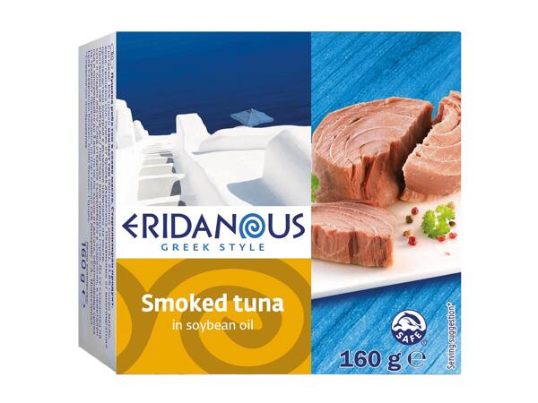 Füstölt tonhalfilé szójaolajban*