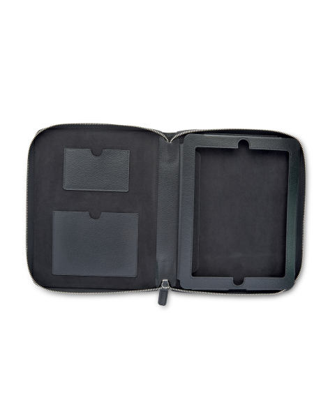 Black Leather Tablet Case