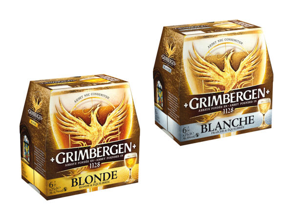 Bière blonde/blanche Grimbergen