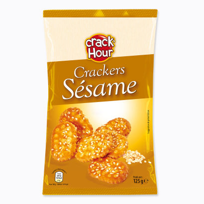 Mini crackers au sésame