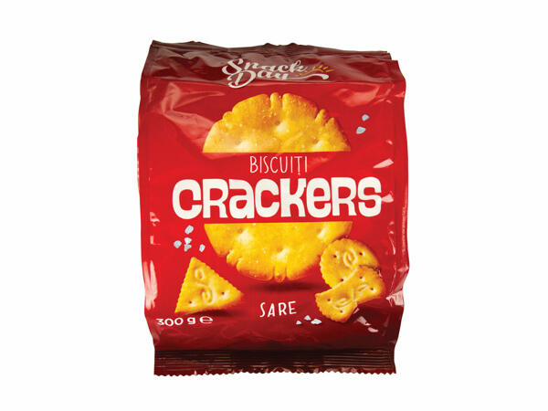 Biscuiți crackers cu sare