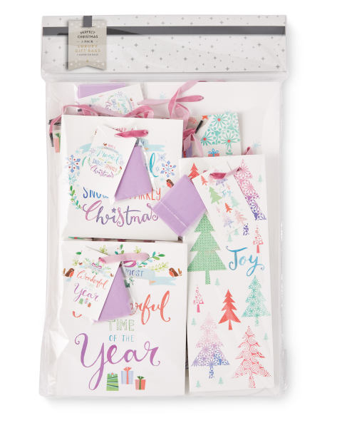 Candy Christmas Gift Bags 5-Pack