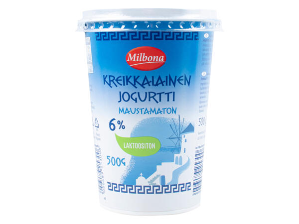 Milbona Laktoositon kreikkalainen jogurtti