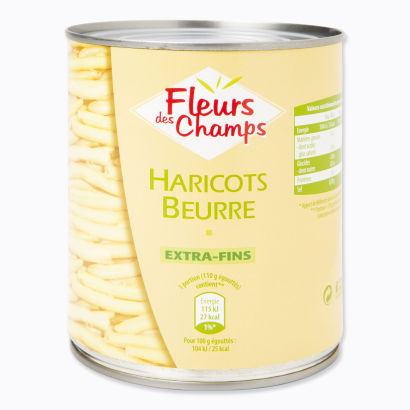 Haricots beurre extra fins