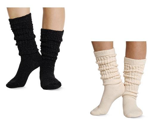 Serra 
 Ladies' 2-Pack Slouchy Chenille Socks