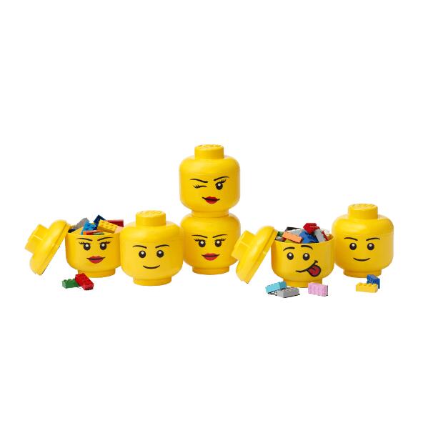 Lego 				Storage Head Small 2-pack
