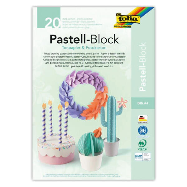 Pastell-Block