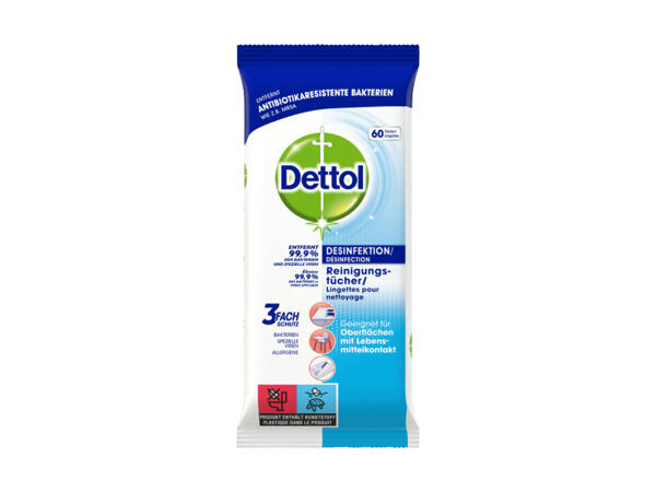 Panni detergenti per disinfezione Dettol
