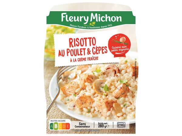 Fleury Michon risotto poulet cèpe