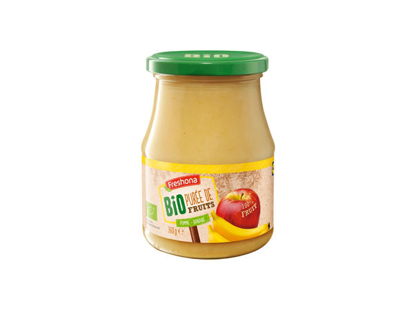 Purée de fruits ou compote de pommes Bio1