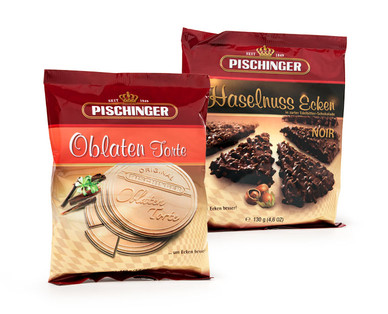 PISCHINGER Oblaten-Torte/Nuss-Ecken