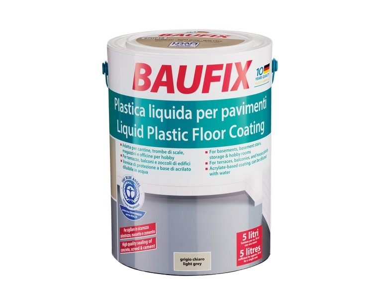 Plastica liquida per pavimenti grigio chiaro o grigio