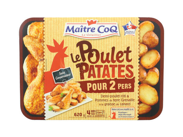 Poulet patates