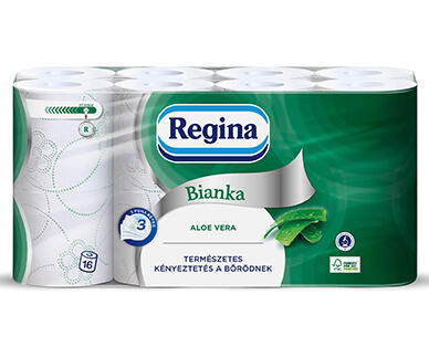 REGINA 
 Bianka toalettpapír, 16 tekercs