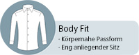 ROYAL CLASS SELECTION Hemd, 1/1-Arm, Body Fit, Struktur