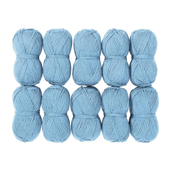 Lot de 10 pelotes de fils à tricoter