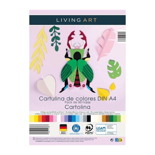 Living Art(R) 				Cartolina/ Papel de Cor