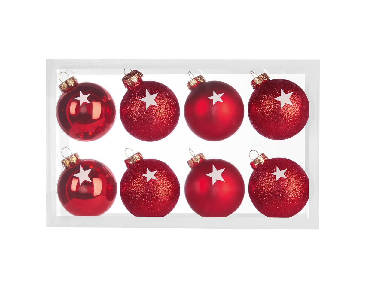 Melinera Glass Christmas Tree Baubles1