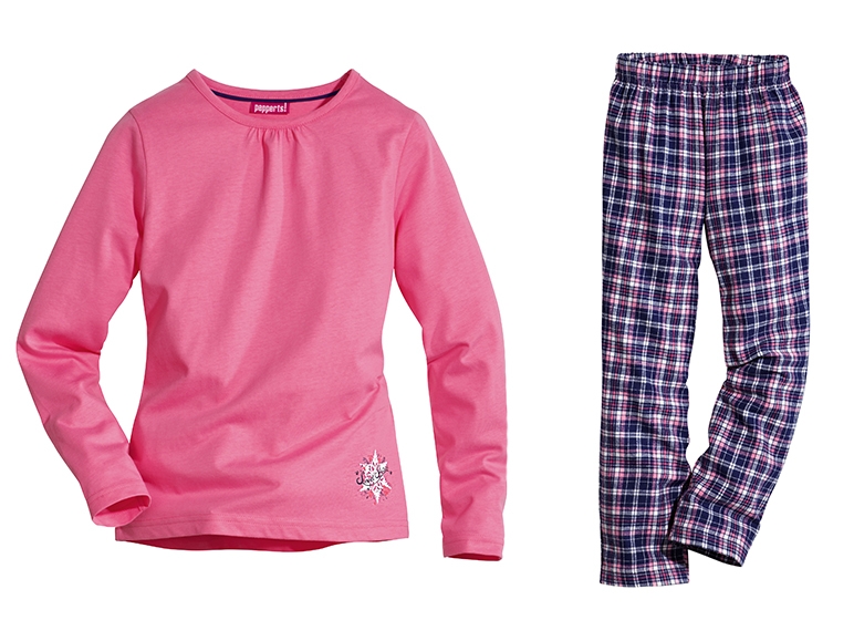 Pijama din flanel, fete / băieţi, 6 - 12 ani, 3 modele